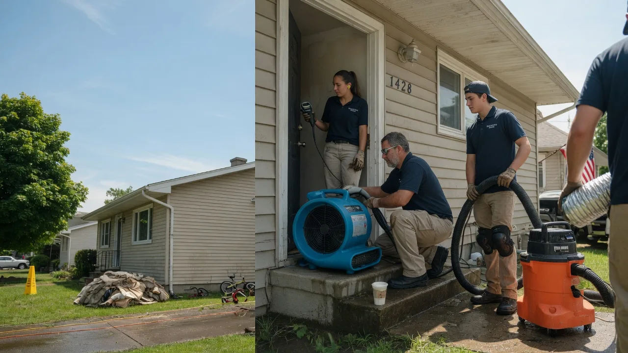 Water Damage Restoration in West York, IL near me